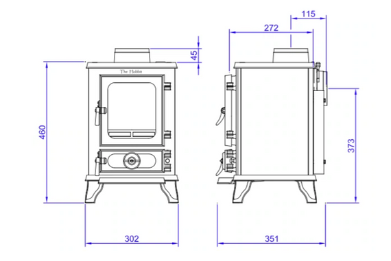 The Hobbit Stove SE by Salamander Stoves – Harrington Woodfuel Co.